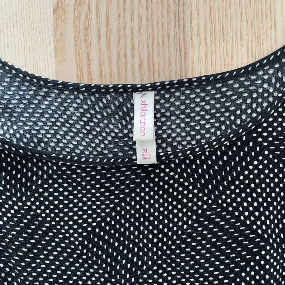 Mini Sundress Lot of 2 Mossimo & Xhilaration XL Aqua Blue Black White - Picture 11 of 16